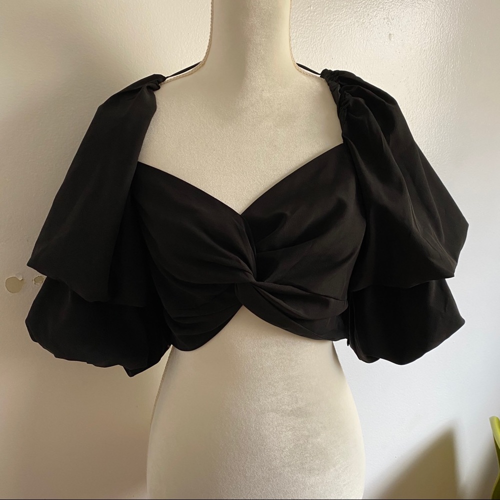 Off Shoulder Crop Top